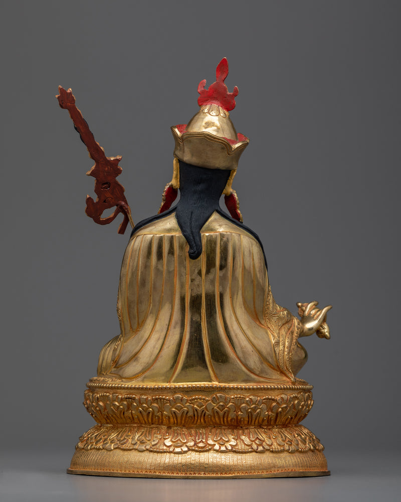 The Enlightened Guru Rinpoche Artwork Statue | Nepalese Himalayan Sculpture