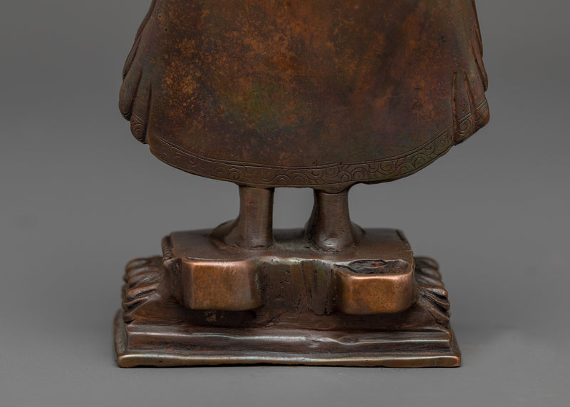 Standing Shakyamuni Buddha Copper Statue | The Beacon of Enlightenment