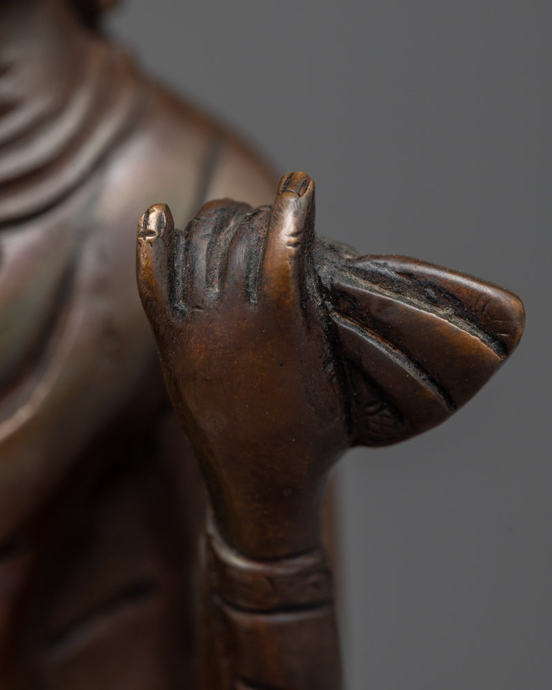 Standing Shakyamuni Buddha Copper Statue | The Beacon of Enlightenment