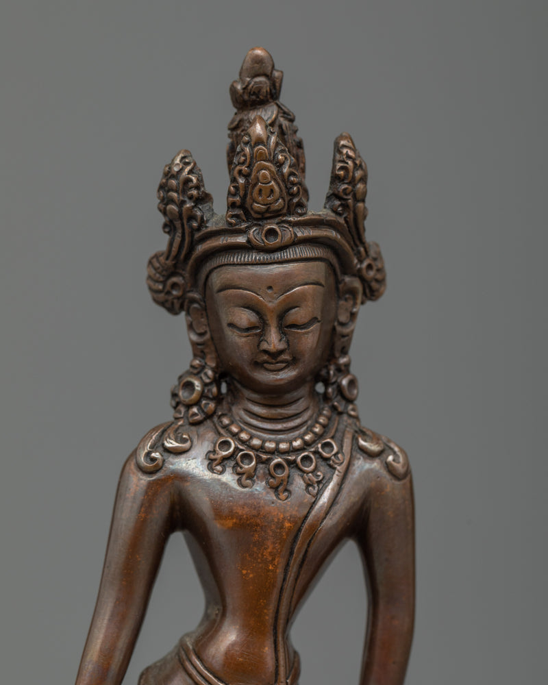 Standing Chenrezig Avalokiteshvara Statue | Embodiment of Compassion