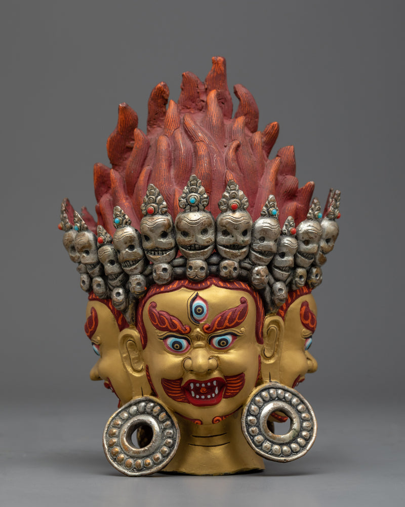 14-Arms Mahakala & Consort | Majestic Spiritual Harmony