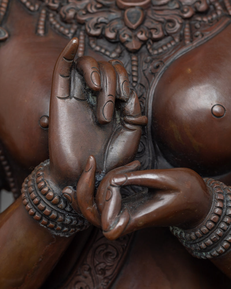 Gayatri Rajapatni Sculpture | Resonance of Majestic Heritage