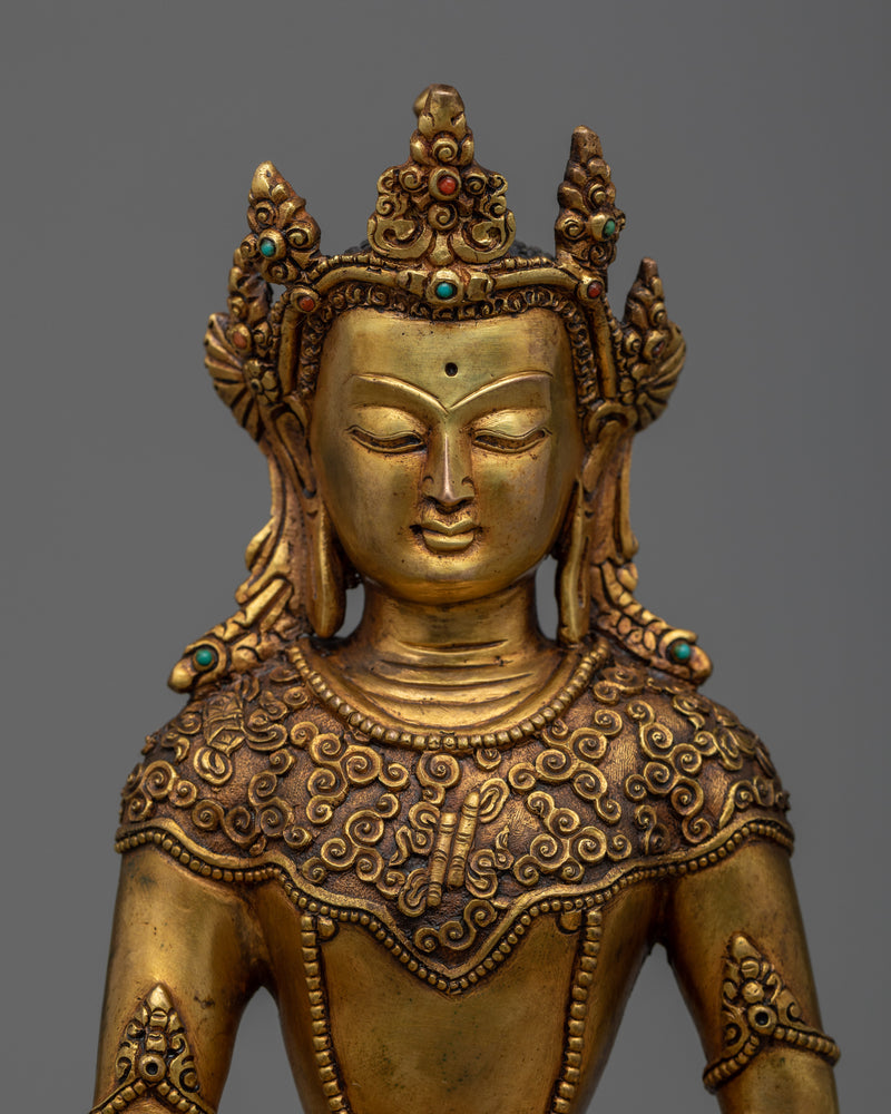 crown-shakyamuni-buddha-statue-for-shrine