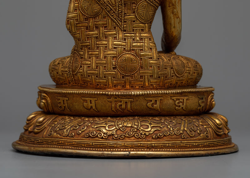 Shakyamuni Buddha Mantra Statue | An Emblem of Enlightenment and Serenity