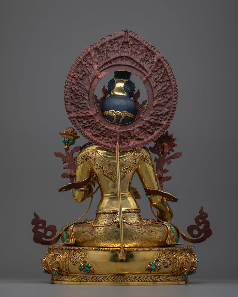 White Tara Meditation Sculpture | Beacon of Purity and Protection