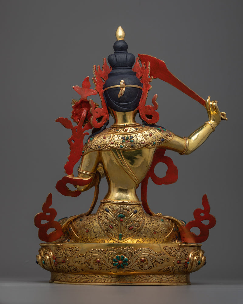 Manjushri Sculpture on Buddhism | Beacon of Supreme Wisdom