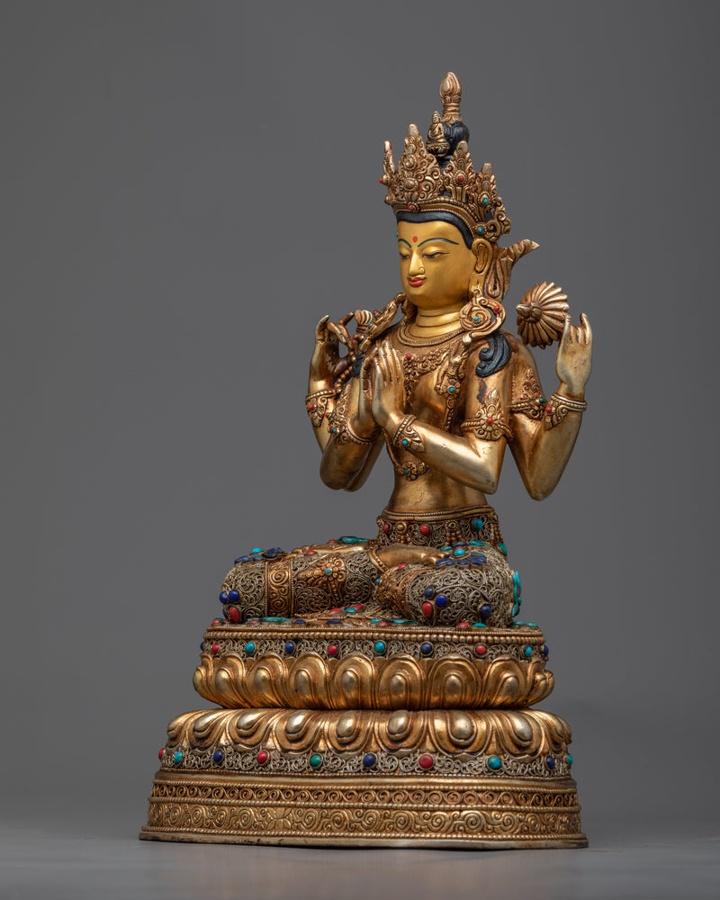 avalokiteshvara-perfect iconography statue