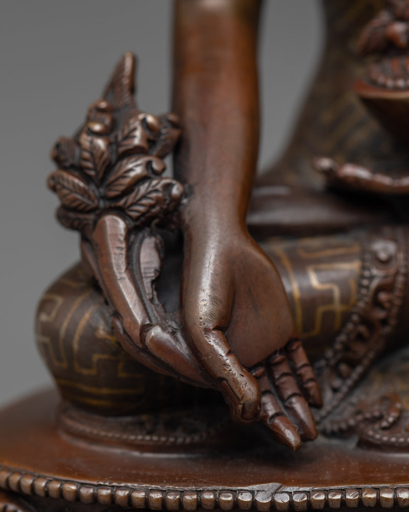 The Medicine Buddha Statuette | Himalayan Traditional Statues