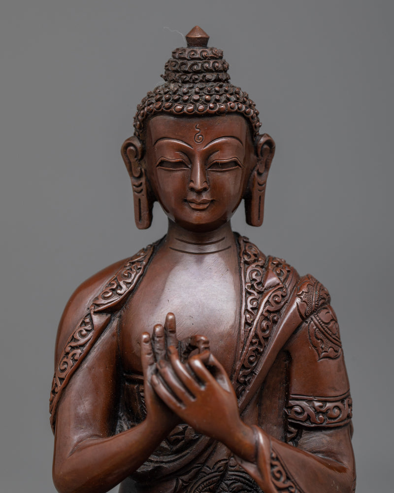 Vajra Vairocana Mantra Statue | The Radiant Beacon of Truth