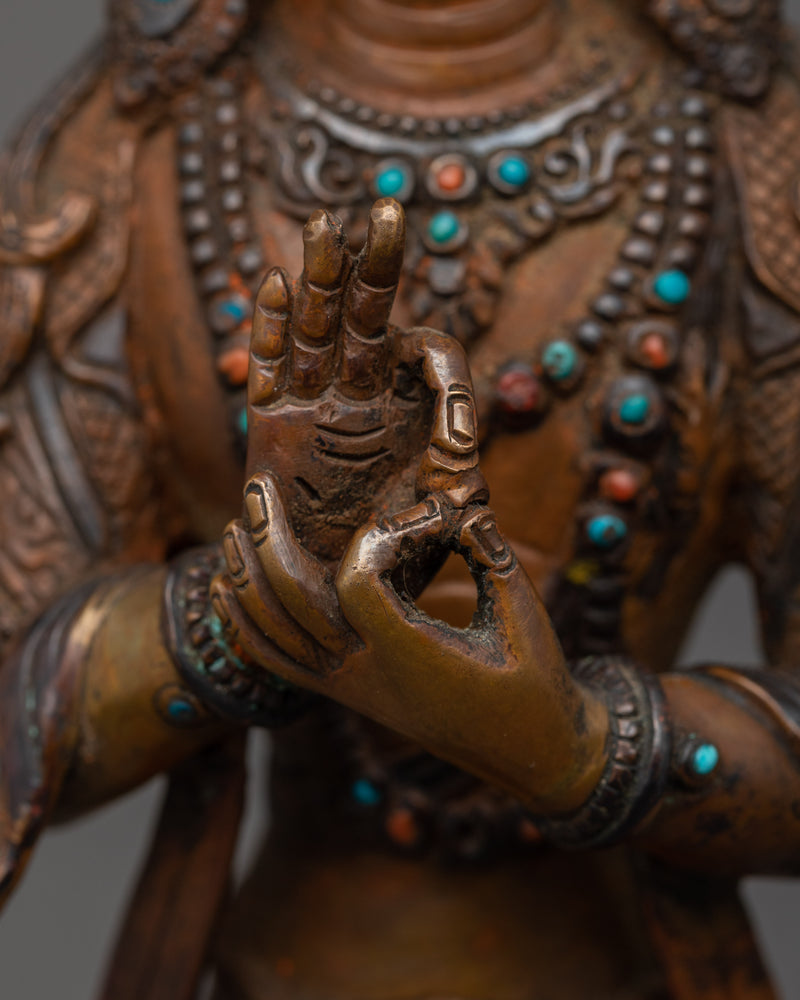 Standing 4 Armed Chenrezig Statue | The Embodiment of Universal Compassion