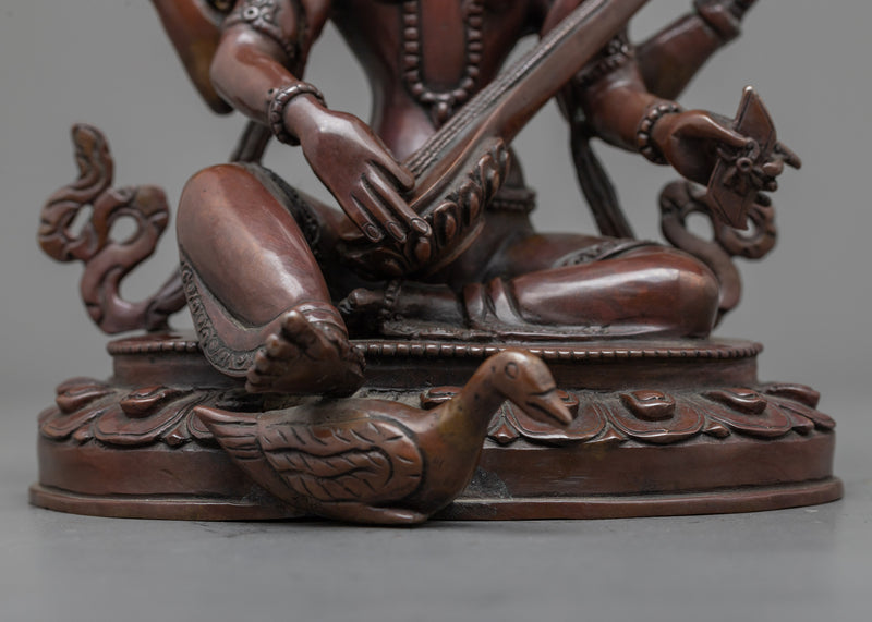 Saraswati Deity Statue | The Resplendent Muse of Knowledge