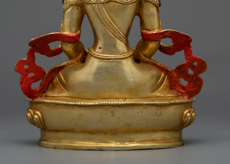 Vajrayana Buddhism Rituals With Amitayus Statue | The Heartbeat of Buddhist Rituals