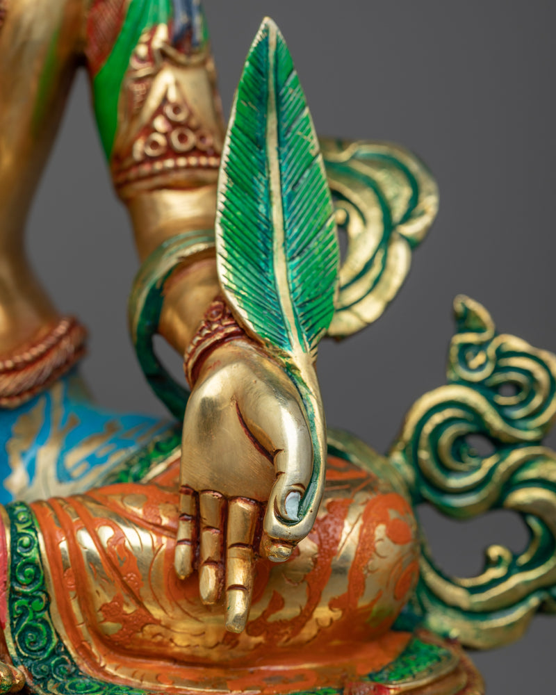 Ksitigarbha Bodhisattva Copper Statue | Immerse in the Promise of Compassion