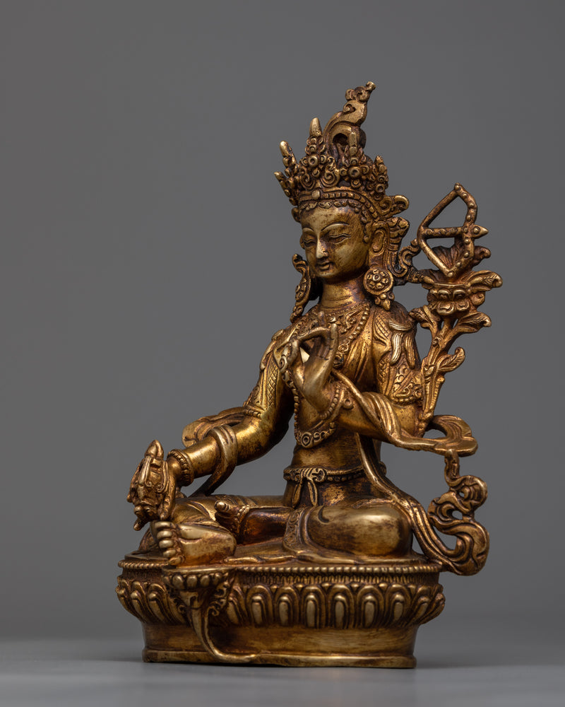 red tara statue