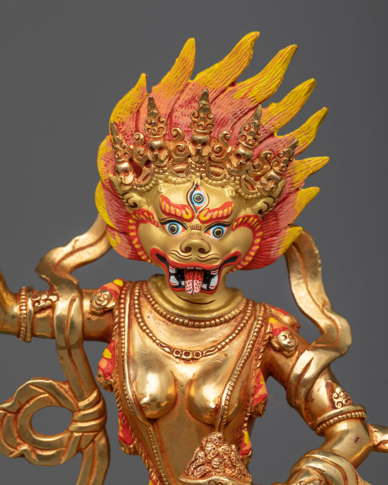 The Simhamukha Practice Statue | Elevate Your Spiritual Practice