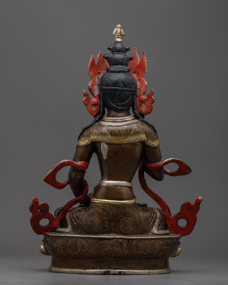 Magnificent Vajrasattva Statue to Practice English Mantra | A Beacon of Purity and Healing