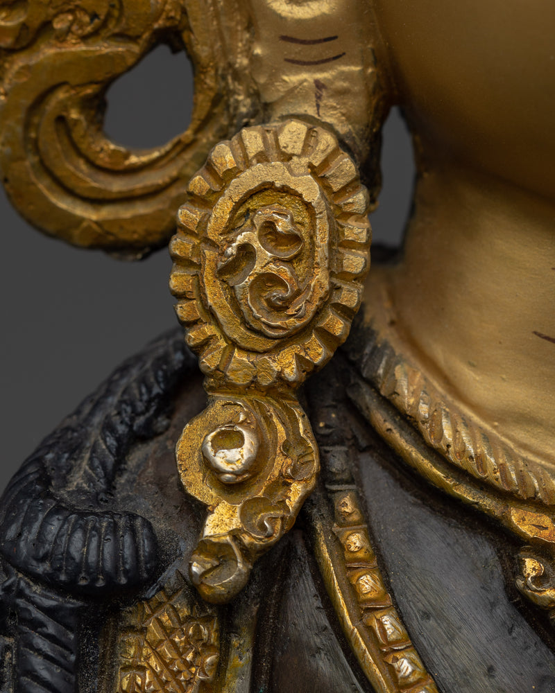 Magnificent Vajrasattva Statue to Practice English Mantra | A Beacon of Purity and Healing