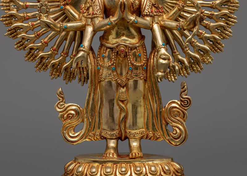 Sculpted Chenrezig 1000 Arms Statue | A Harmonious Blend of Spirituality and Artistry