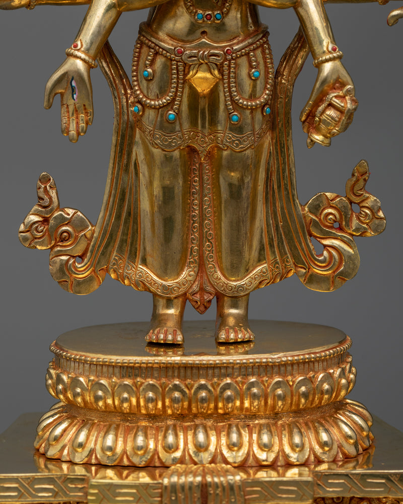 Nyungne 1000-Armed Chenrezig Statue | A Majestic Beacon of Compassion and Artistry