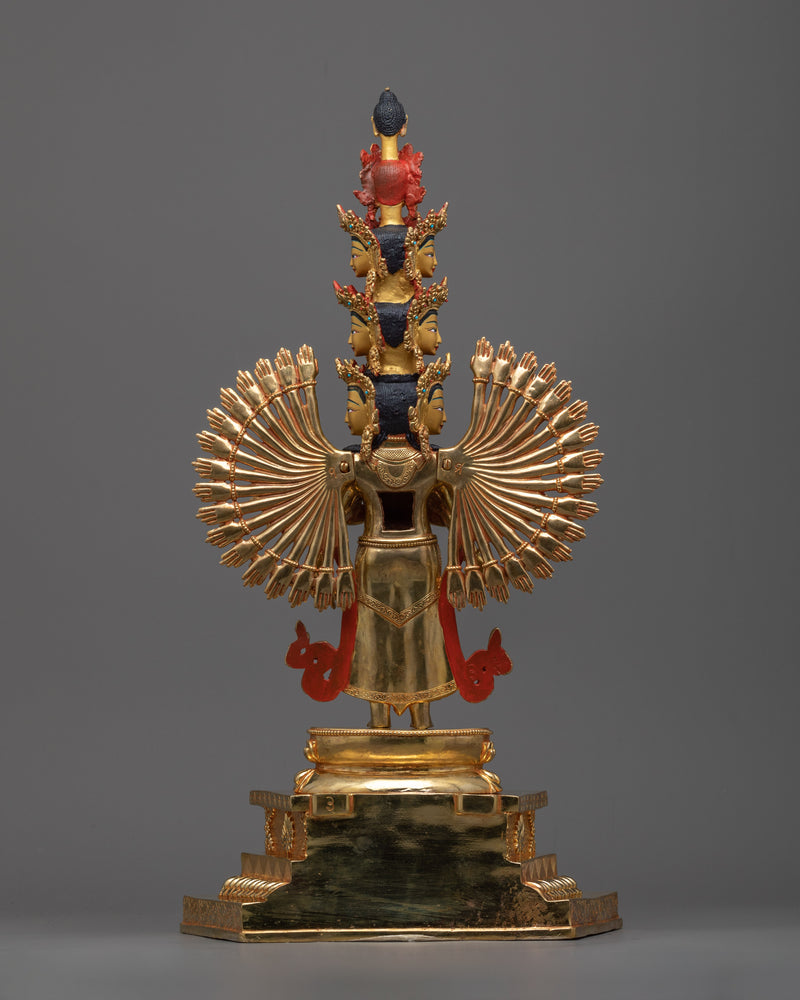 nyungne 1000-armed chenrezig statue