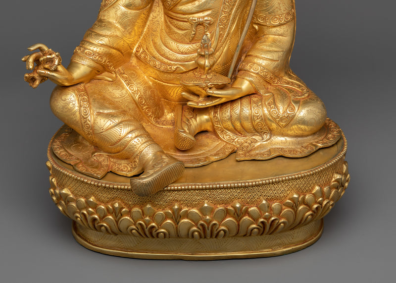 Padmasambava Statue | 19.2" Lotus Born Master | Second Buddha