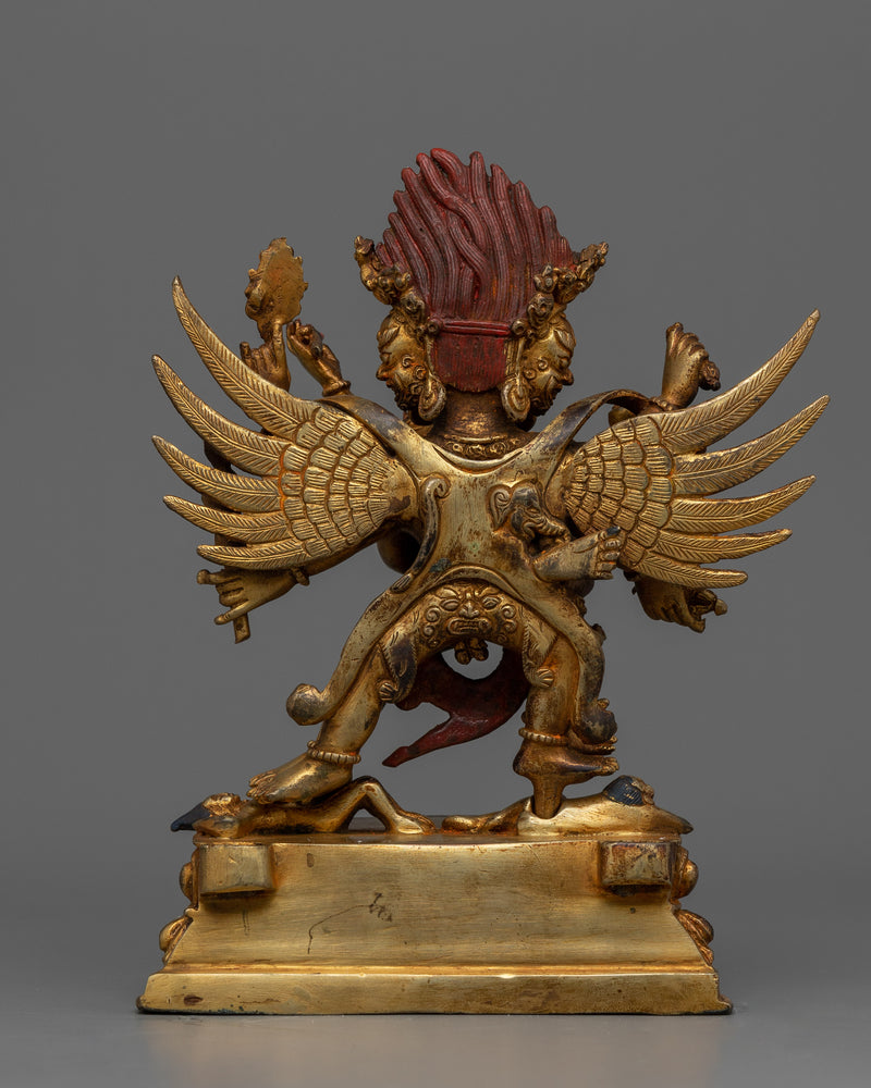 Antique Finish Vajrakilaya Statue | Wrathful Yidam of Deity