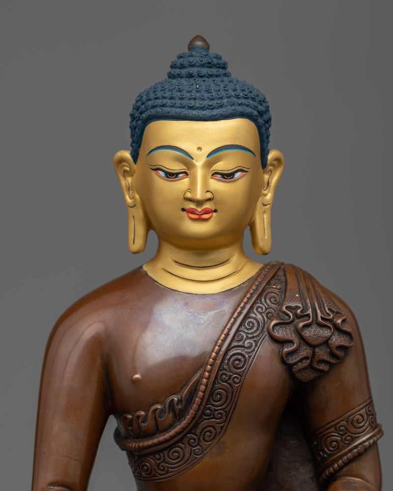 11" Shakyamuni Buddha Statue | Handmade in Nepal