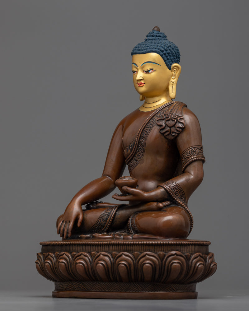 11" Shakyamuni Buddha Statue | Handmade in Nepal