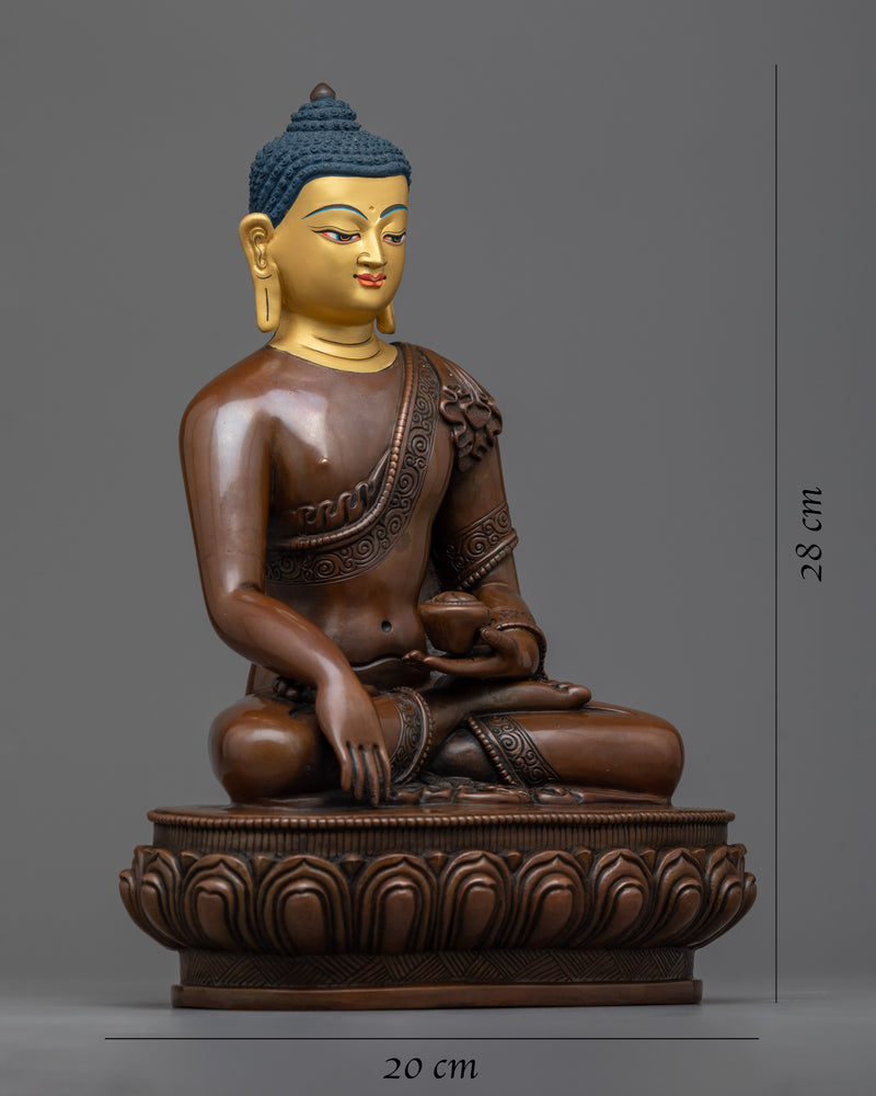 11" Shakyamuni Buddha Statue | Handmade in Nepal