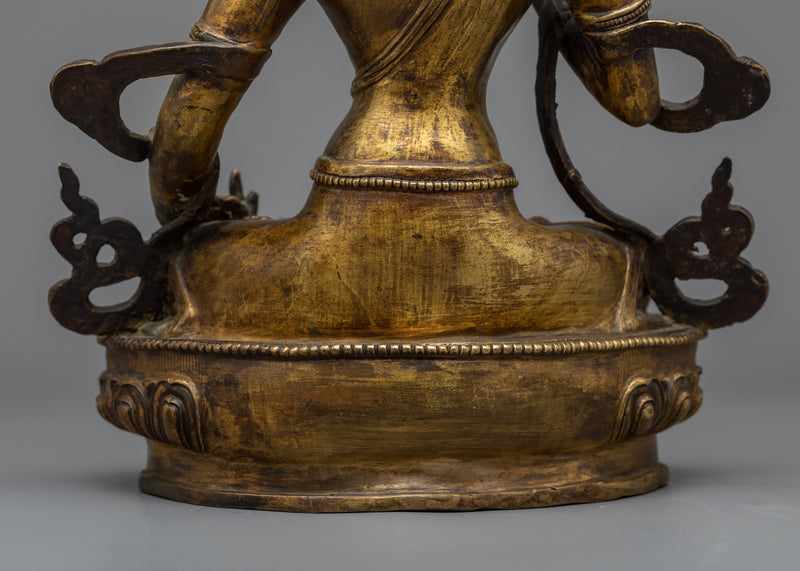 Antique Bodhisattva Statue | Handmade in Nepal in Traditional Art