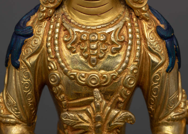 Amitayus Gold Statue | Buddha of “Infinite Life