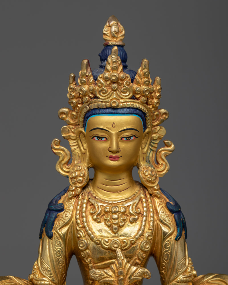 Amitayus Gold Statue | Buddha of “Infinite Life