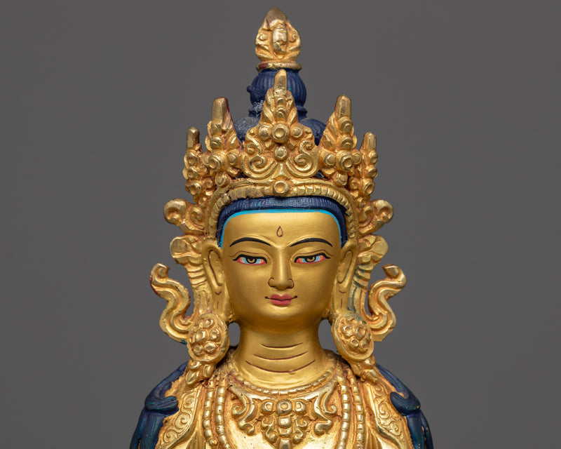 Amitayus Gold Statue | Buddha of “Infinite Life