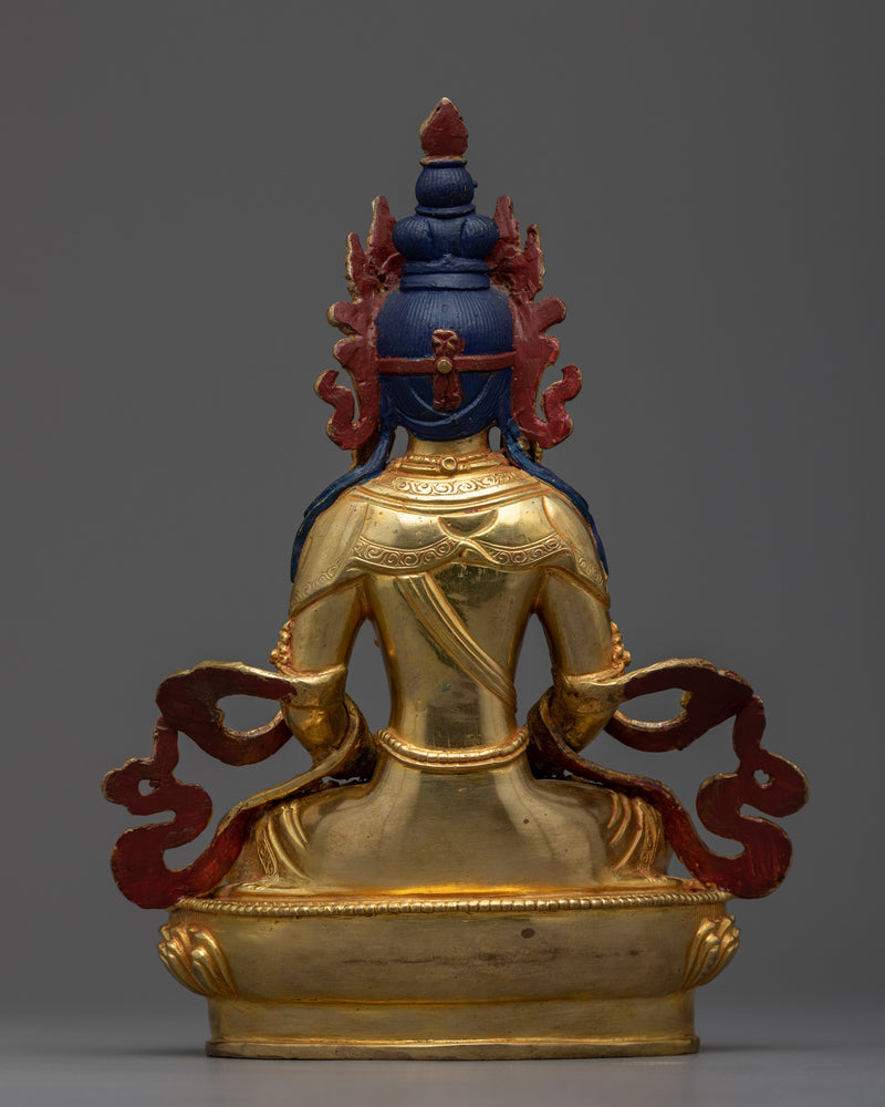 Amitayus Gold Statue | Buddha of “Infinite Life