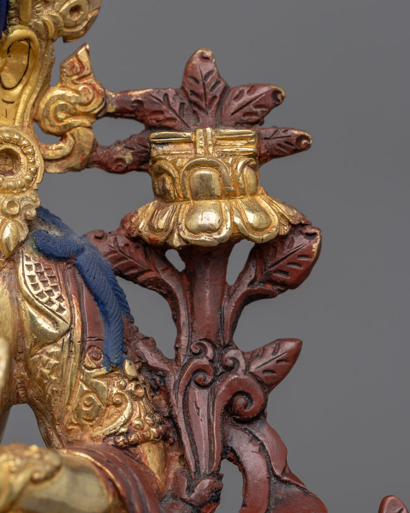 Manjushri Bodhisattva Deity | 8.6" Sculpture Handmade in Nepal