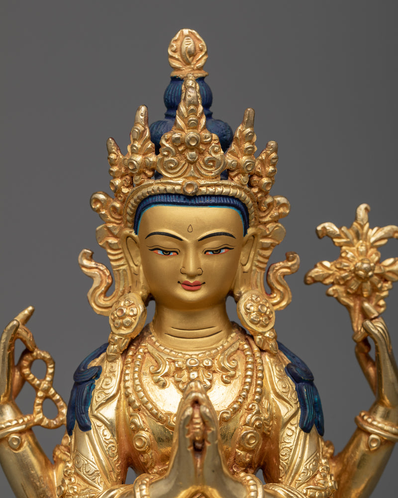 Chenrezig Avalokiteśvara Statue | Compassionate Boddhisattva