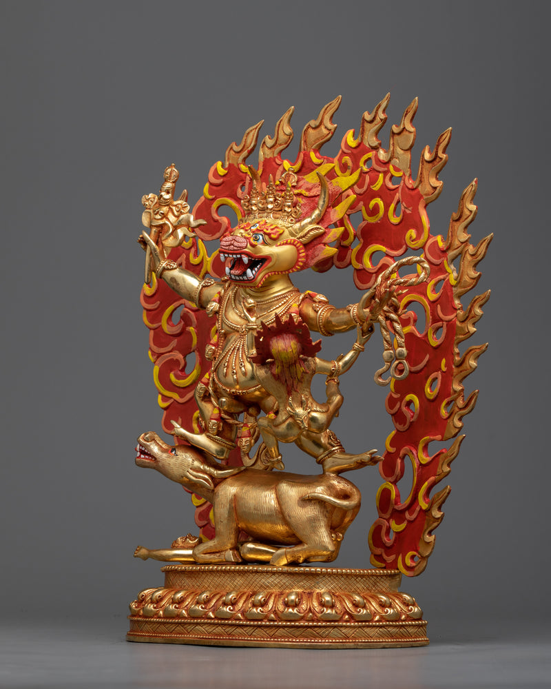 Yamantaka Consort Statue | The "Destroyer of Death" Deity