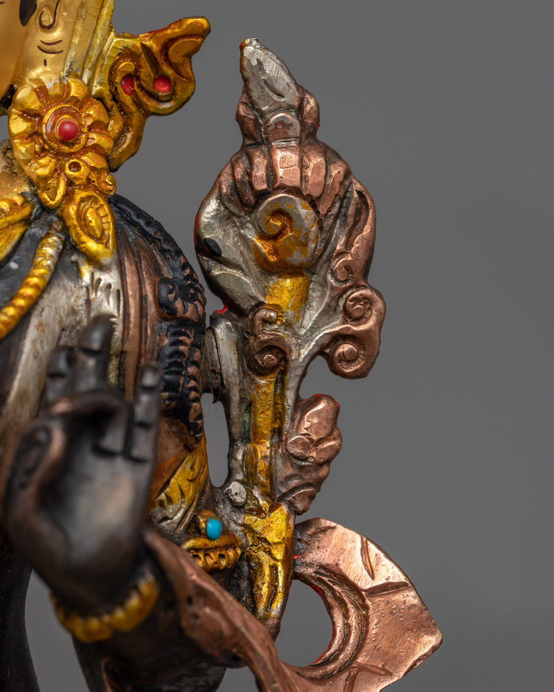 Green Tara Deity Figure | A Beacon of Serenity and Prosperity