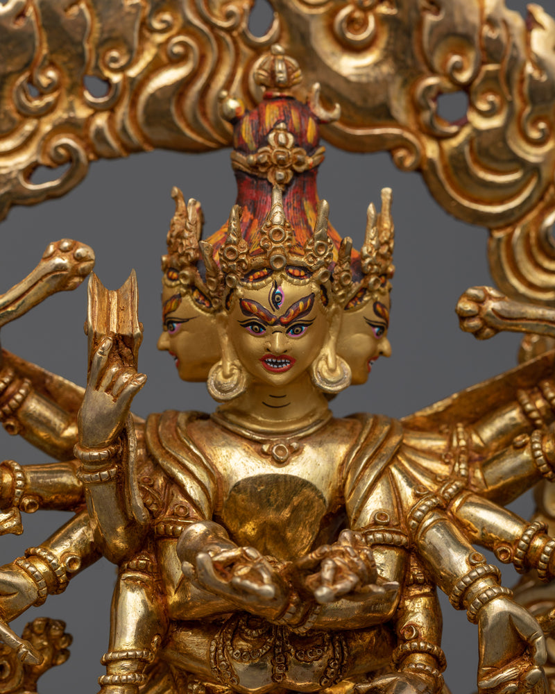 Chakrasamvara Mantra Statue | Discover the Sacred Yidam for your Meditation