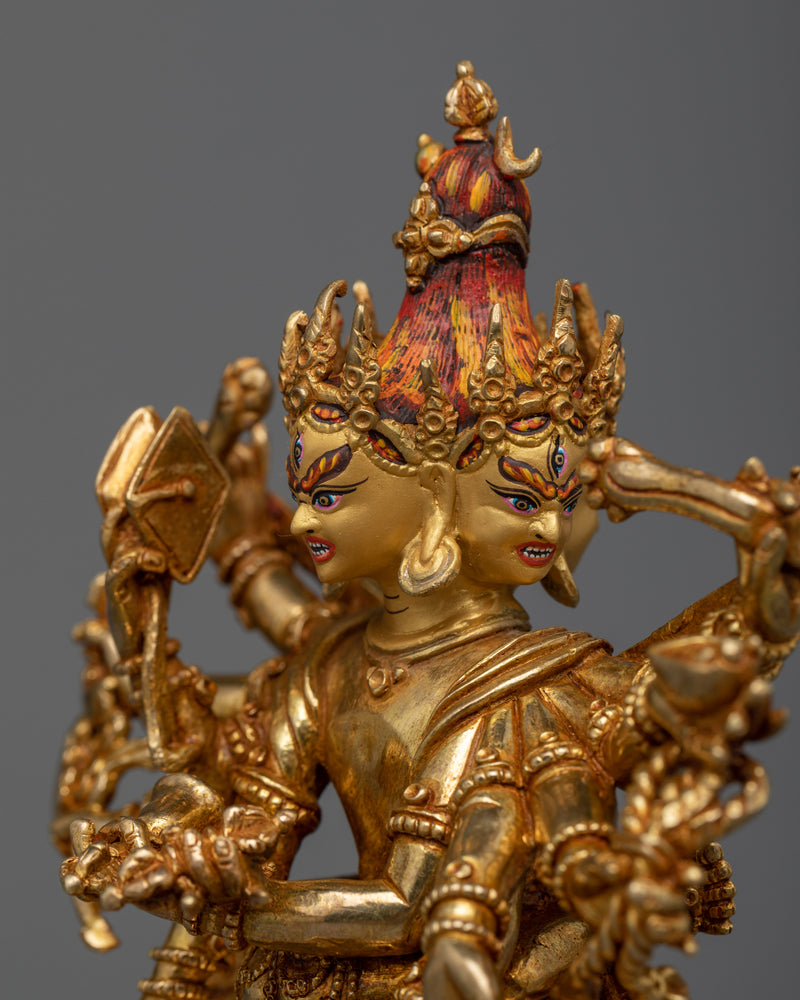 Chakrasamvara Mantra Statue | Discover the Sacred Yidam for your Meditation