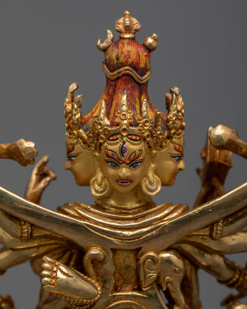 12-Armed Chakrasamvara Statue | Reveal the Divine Yidam