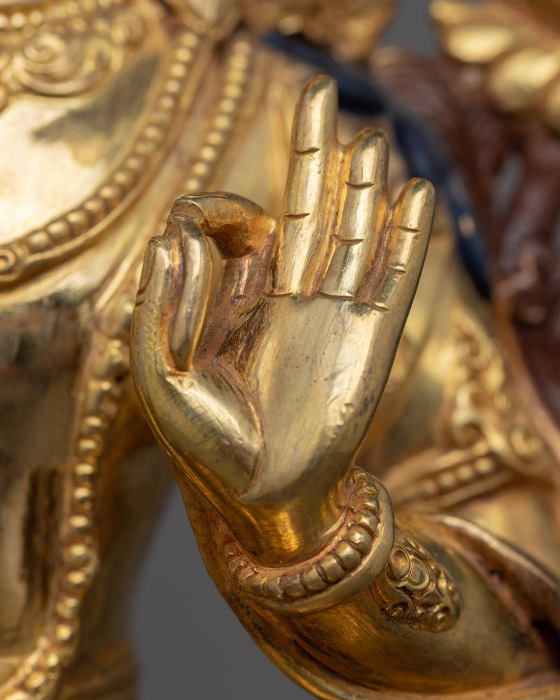 Hand-Carved Manjushree Statue | Unlock Wisdom with Lord Manjushri