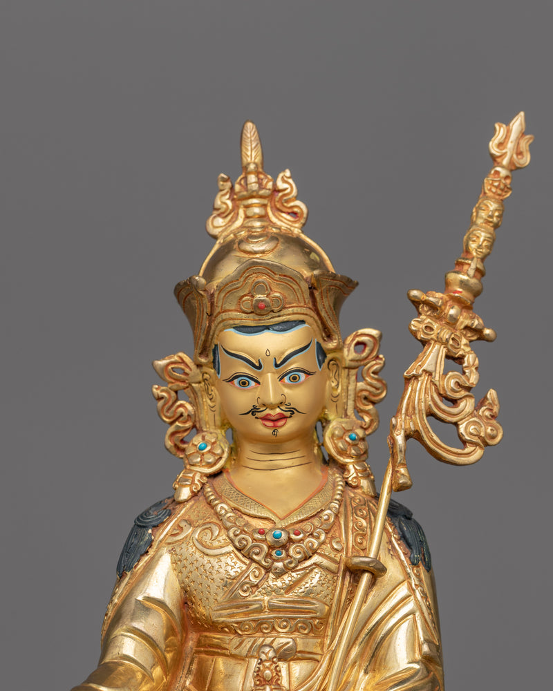 Padmasambhava Guru Rinpoche Rupa | 9.4 Inch Statue of Lotus Born Master