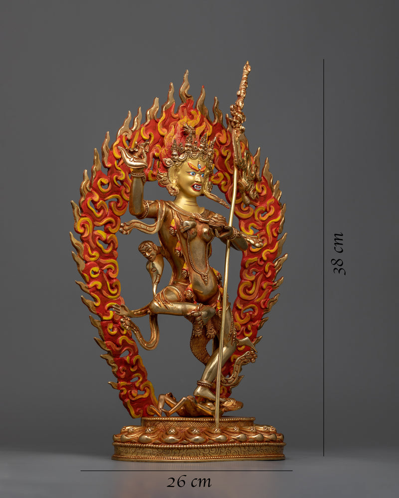 Dorje Phagmo Golden Statue 