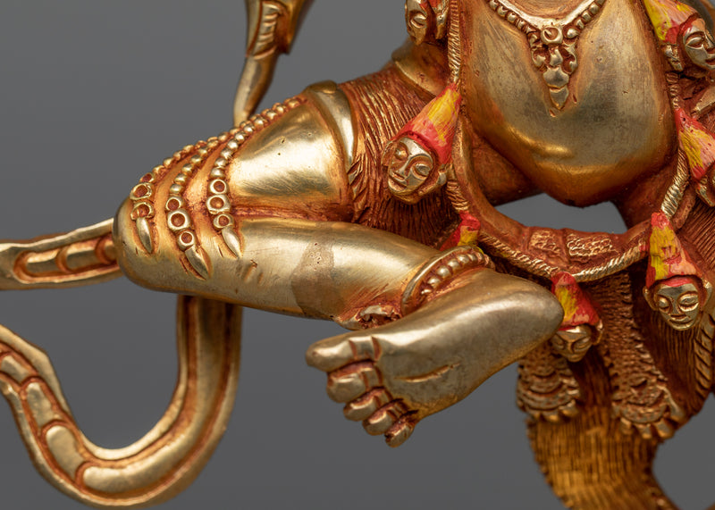 Dorje Phagmo Golden Statue | Handmade Traditional Nepali Art