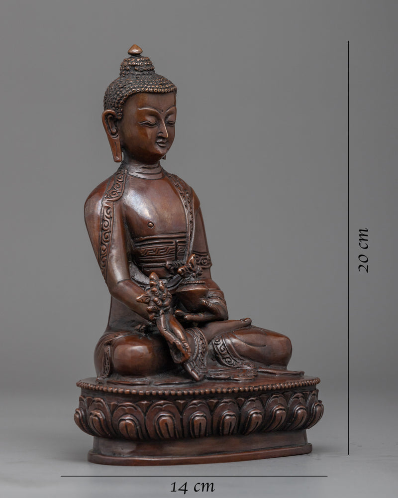 Medicine Healing Buddha Statue | Handmade in Nepal by Nepali Artists