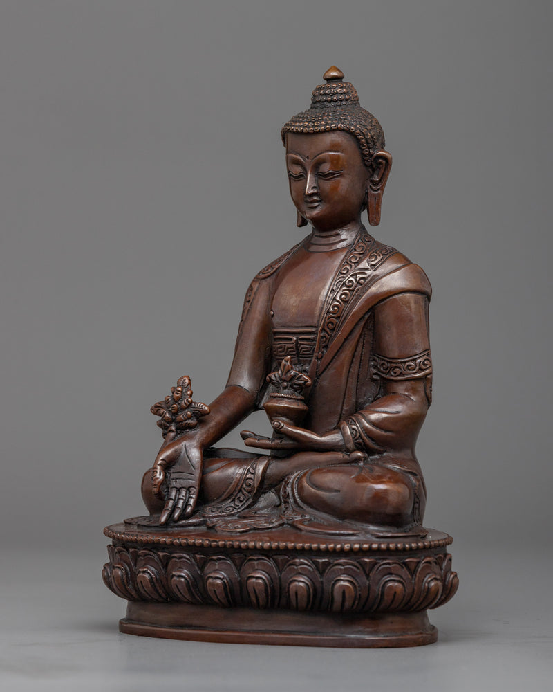 Medicine Healing Buddha Statue | Handmade in Nepal by Nepali Artists