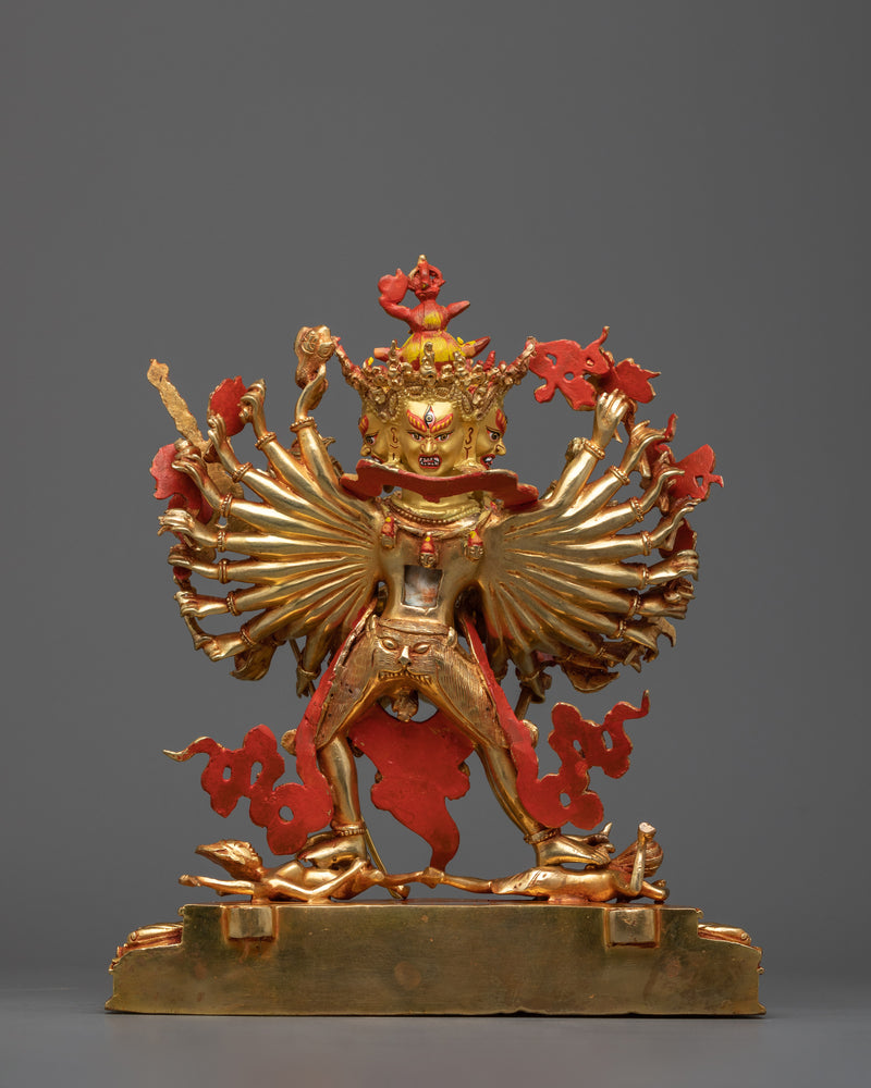 Step into Timelessness with the Kalachakra Statue | Himalayan Buddhist Artwork