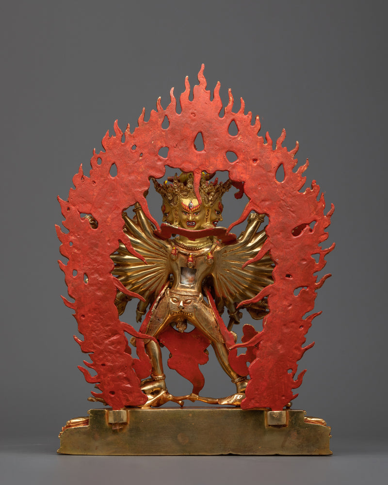 Step into Timelessness with the Kalachakra Statue | Himalayan Buddhist Artwork