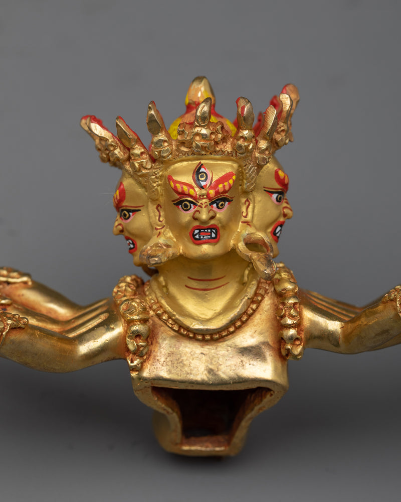 Step into Timelessness with the Kalachakra Statue | Himalayan Buddhist Artwork